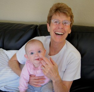 Kate and Aunt Cora having a discussion about Aunt Cora's delicious finger