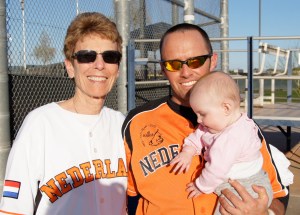 Aunt Cora and the proud daddy