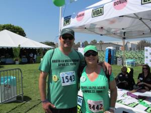 A couple celebrating 18 years of transplantation!