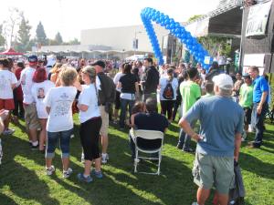 Almost the same view as the empty field.  This was right after the doves had been released.