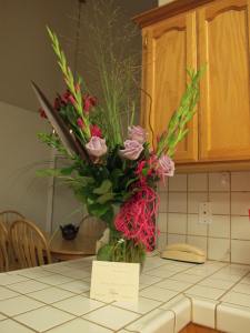 Beautiful flowers from Connie, Shirley, Jan and Dick