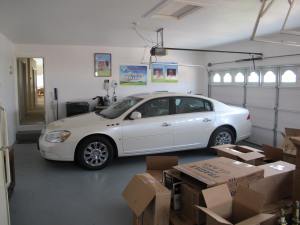 Part of the garage.  A neighbor is moving in September and 