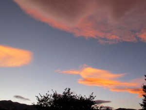 Turning around, I saw this looking toward the Sierras.