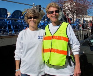 The marshals after the parade