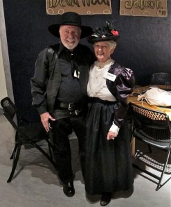 Elizabeth Money (married to Montgomery Money, an investor from Back East who wants to buy the Deadwood Saloon and turn it into a Sally Starrbucks coffee house) and Jessie Wales, her real husband