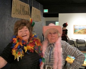 Taffy Garret, most social lady in town and Poker Alice, AKA, Assassin Alice and Black Barbara’s nemesis in trying to get Billy the Bartender’s attention