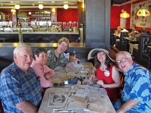 Celebrating in Farrell's