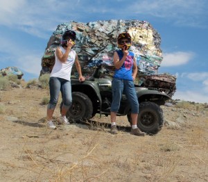 Jerri really doesn't have her finger up her nose