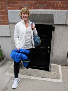 A Hobbit door.  Jerri was not invited in.