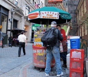 The Nut Roasters kiosk