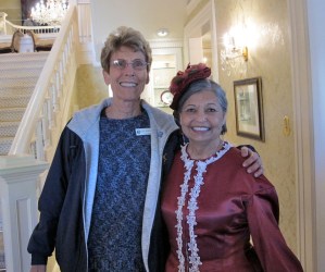 Teri was stationed at the beginning of the tour. We are good buddies.