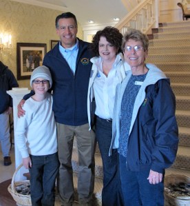 Dalan and I with Governor and Mrs. Sandoval. They are such nice, gracious people.