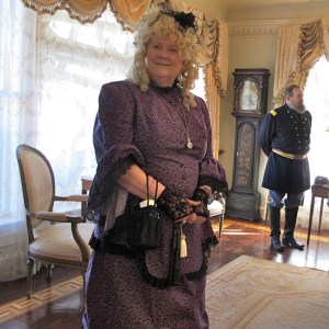 Anne in a main downstairs room. The clock by the soldier is supposed to be haunted as its chimes ring on occasion. It is not hooked up to anything and has not been wound for years.
