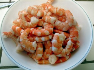 ...and the shrimp