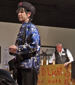 Kim Chi (Kathy) and Billy Bob Barrista (Dave) were the script writers.