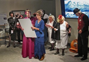 Well, I didn’t con anyone to take over the raffle, so Jerri and I are reading off the winners of the superb raffle that we had. We even had gifts from Governor Sandoval! He’s a nice, caring man.