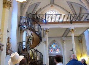 My favorite church is the Loretto Chapel, home of the “Miraculous Staircase.” 