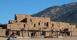 The large Taos Pueblo