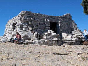 The Albuquerque Kiwanis Club built the first cabin in the early 1920s. It burned a couple of times and was finally reconstructed by the CCC camp at Sandia Park in the 1930s. We liked this cabin because our dad was in the CCC and our uncle is a long time member of a Kiwanis group in Aurora, CO.