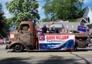 I’m not advocating the candidate proclaimed on this vehicle, but it reminded me of a truck in the Disney movie, “Cars.” Check out the phone number on the door. Who remembers a number having only three digits?