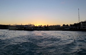 This was the view of the little port as we wended our way back to the Galaven that was anchored in the bay. 