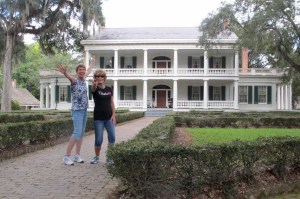 The next day, we visited the Rosedown Plantation State Historic Site, the place that makes me think of Tara in all its grandeur. It’s a 16-room house approached by a live-oak allée. (planted in 1830 and used to funnel cool breezes from the Mississippi River) The couple was inspired by the gardens at Versailles and created a 28-acre formal garden that is still beautiful today.
