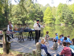 It was just like any other school demonstration…some paying rapt attention and some, obviously not.