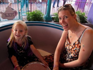 Taking a spin in the Mad Hatter's tea cups 