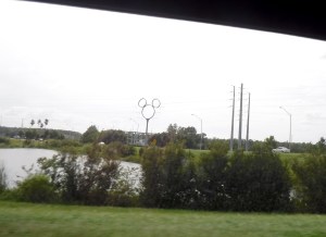 Disney has so much influence in the area…as well can be expected. But I thought it was amazing to see some power lines in the shape of mouse ears!