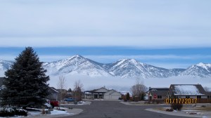 Just two days ago I captured an image of fog over the Carson River with the snowy Sierras in the background. I’m not exactly sure what causes this, but I think it’s because the water is warmer than the air and it creates the fog. Anyway, the fog line follows the river so I know it has something to do with the river.