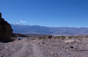One afternoon, Allan took Jerri, Dalan and me to see Inyo Mine that was supposed to be back in the mountains about four miles off the main highway. About three miles into the trek, Allan decided, since it wasn’t his truck, that the ledge we needed to drive over was too big and stopped. Well, why not hike the rest of the way? After all, it was only another mile…